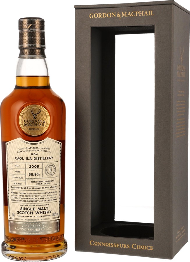 Caol Ila 2009 GM Connoisseurs Choice Cask Strength Germany by Kirsch Import 58.9% 700ml