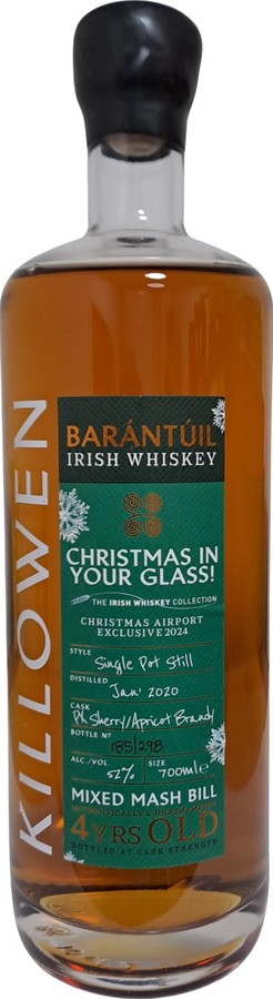 Killowen 2020 Barantuil Christmas inyo ur glass 52% 700ml