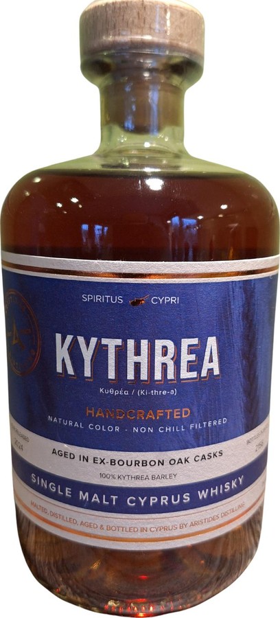 Aristides 2021 Kythrea Single Malt Cyprus Whisky 47.9% 700ml