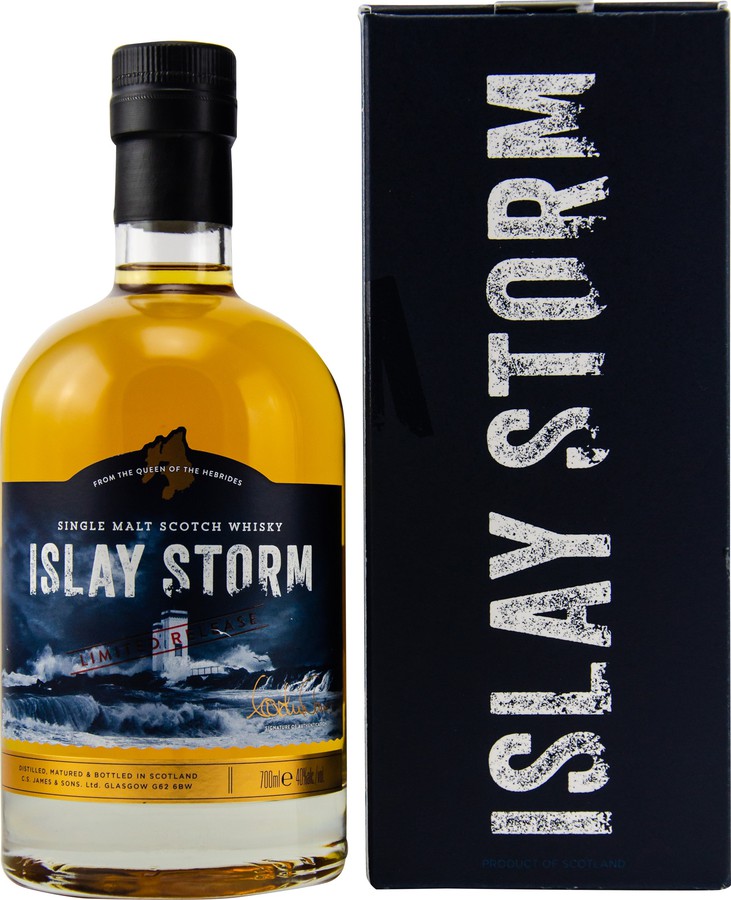Islay Storm NAS CSJS Single Malt Scotch Whisky Bourbon Casks 40% 700ml