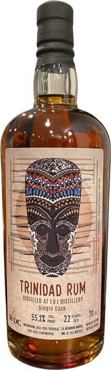 Wu Dram Clan 2003 T.D.L Trinidad 22yo 55.2% 700ml