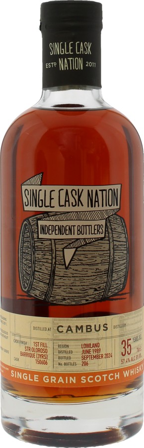 Cambus 1989 JWC Single Cask Nation 57.4% 700ml