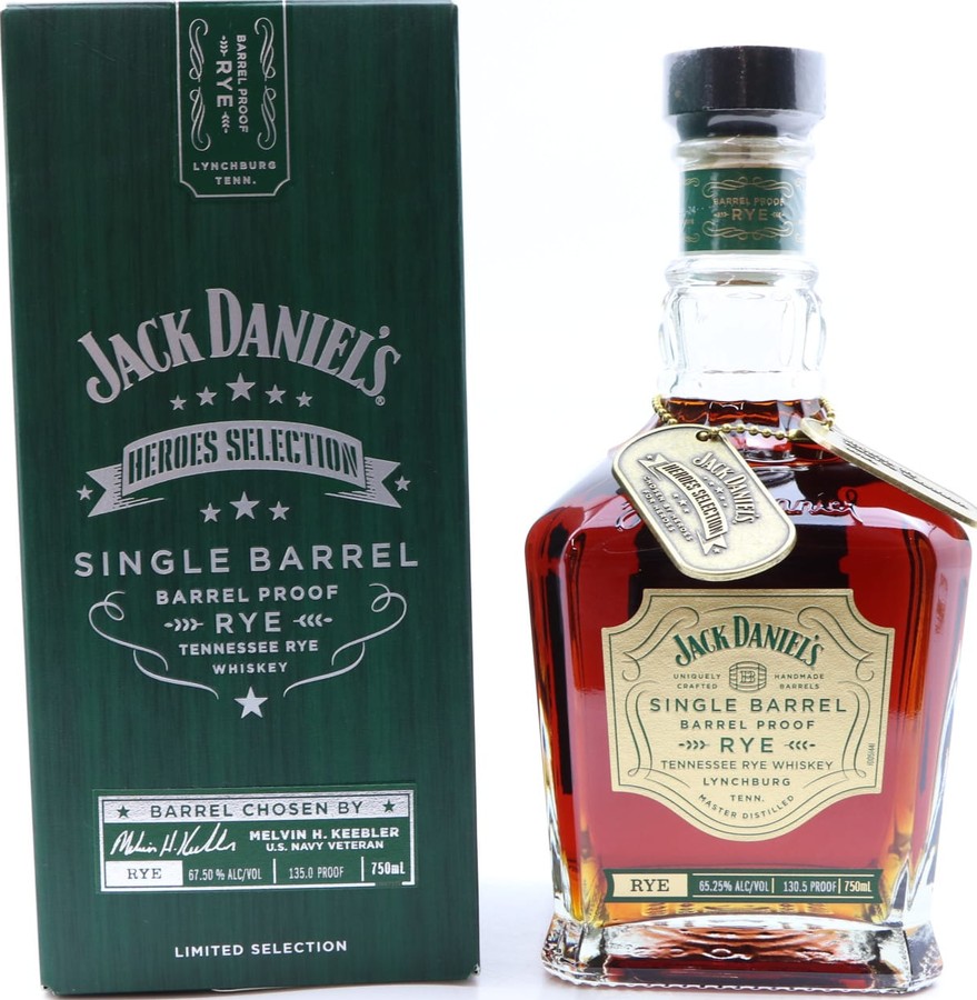 Jack Daniel's Single Barrel Barrel Proof Rye 65.25% 750ml