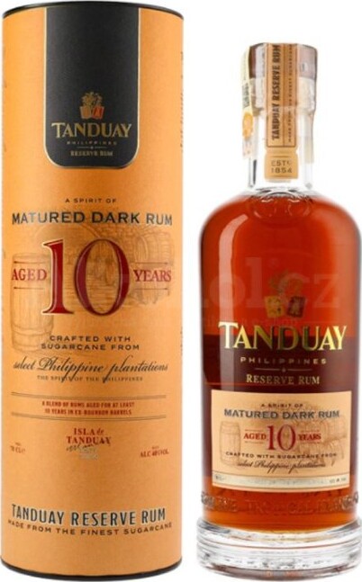 Tanduay Reserve Dark 10yo 40% 700ml