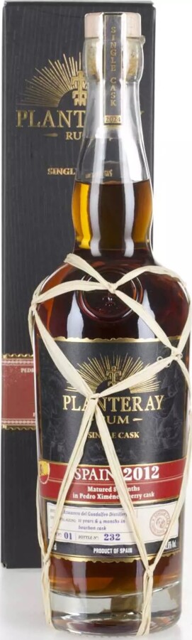 Planteray 2012 Azucarera Del Guadalfeo Spain Cask #01 42.6% 700ml