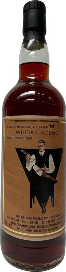 The Whisky Agency Very Fine Old Caribbean Rum 1968 56yo 49.7% 700ml