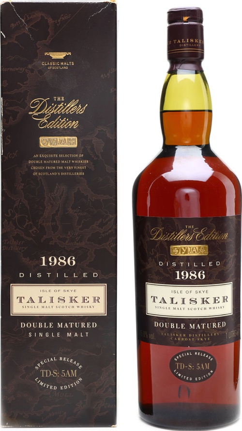 Talisker 1986 The Distillers Edition 45.8% 1000ml