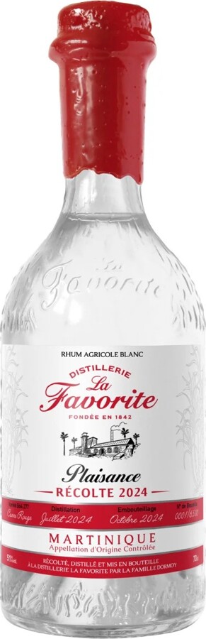 La Favorite 2024 Plaisance Canne Rouge 51% 700ml