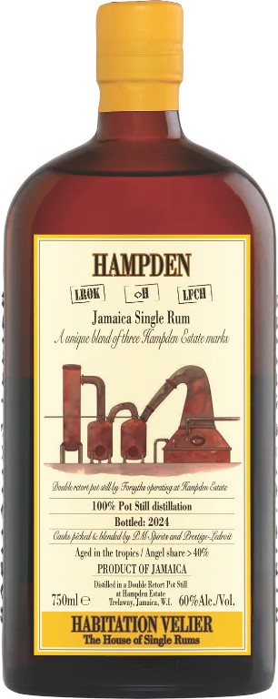Habitation Velier Hampden PM Spirits Prestige-Ledroit Exclusive 3 Mark Blend LFCH LROK <>H 60% 750ml