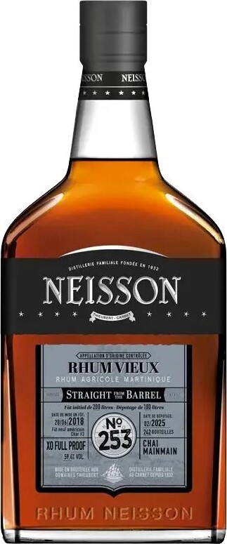Neisson 2018 Chai Mainmain No.253 59.4% 700ml