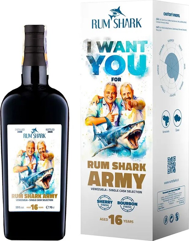 Rum Shark 2009 Army 16yo 65% 700ml