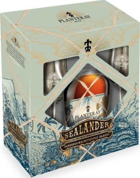 Planteray Sealander Giftbox With Two Glasses 40% 700ml