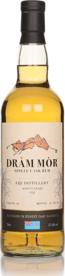 Dram Mor 2009 Fiji Cask #38 13yo 57.2% 700ml
