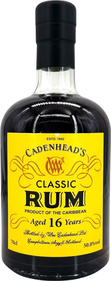 Cadenhead's 2008 Classic Rum 16yo 50% 700ml