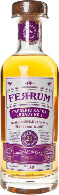 Frederic Kafka 2000 Legacy No.1 Ferrum 21yo 49.8% 700ml