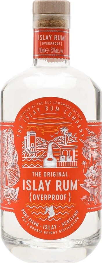 The Islay Rum Company Overproof 63% 700ml