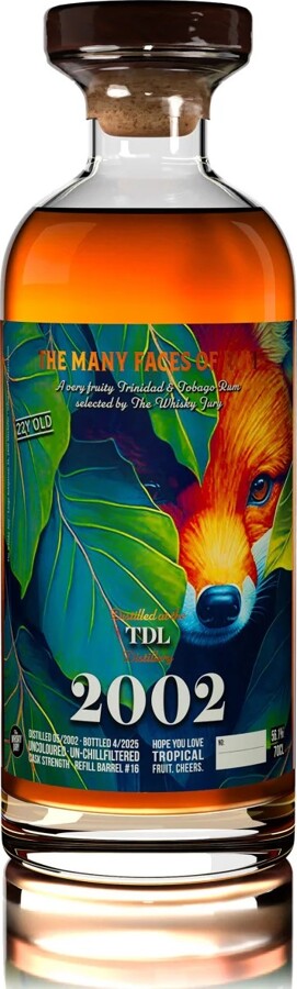 The Whisky Jury 2002 Trinidad The Many Faces of Rum 22yo 56.1% 700ml