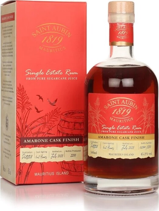 Saint Aubin Amarone Cask Finish 45.2% 500ml