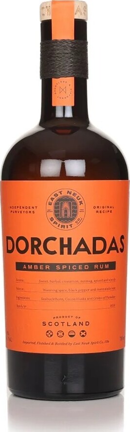 East Neuk Spirit Co. Dorchadas Amber Spiced 41% 700ml