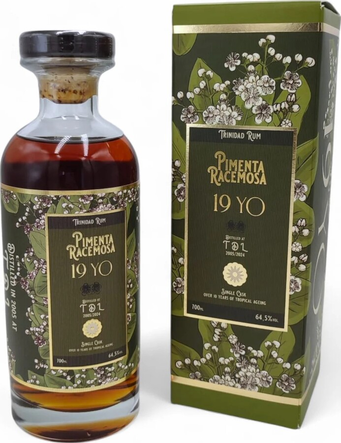 Trinidad Distillers Limited 2005 Pimenta Racemosa 19yo 64.5% 700ml