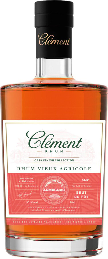 Clement Armagnac Cask Finish Collection 4yo 55.9% 700ml