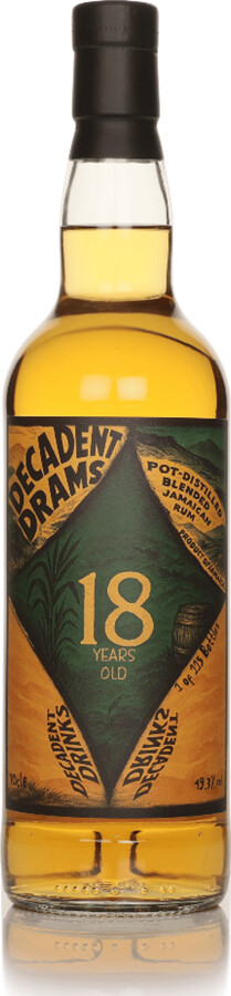 Decadent Drams Jamaica 18yo 49.3% 700ml
