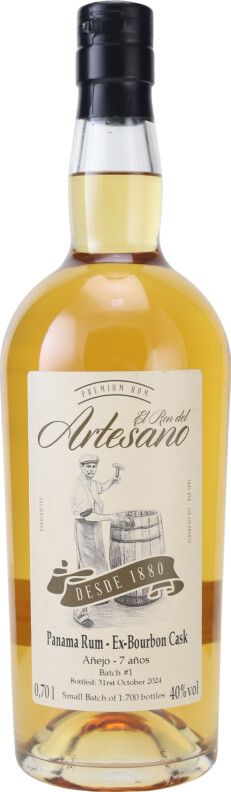 El Ron Del Artesano Panama Batch #1 7yo 40% 700ml