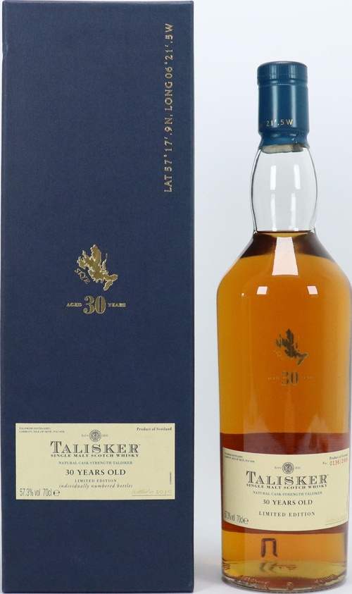 Talisker 30yo Diageo Special Releases 2010 American and European Oak 57.3% 700ml