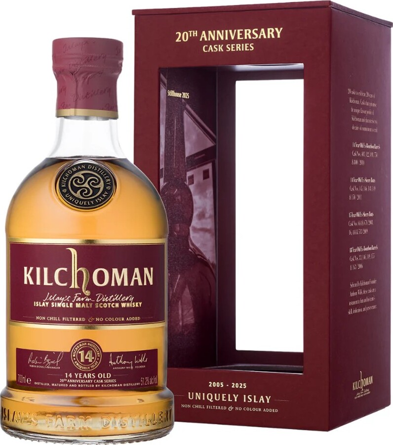 Kilchoman 2005 20th Anniversary 14yo 51.2% 700ml