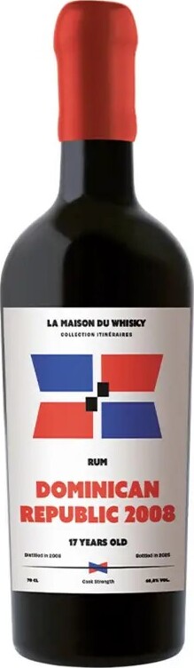 LMDW 2008 Dominican Republic Flag Series 17yo 60.8% 700ml