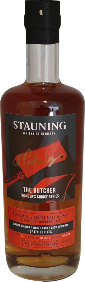 Stauning 2011 The Butcher Founder's Choice Cask No.79 60.3% 700ml