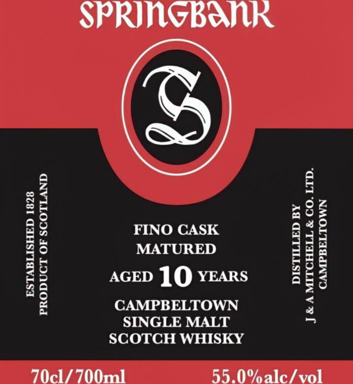 Springbank 2015 Fino Cask Matured 10yo 55% 700ml