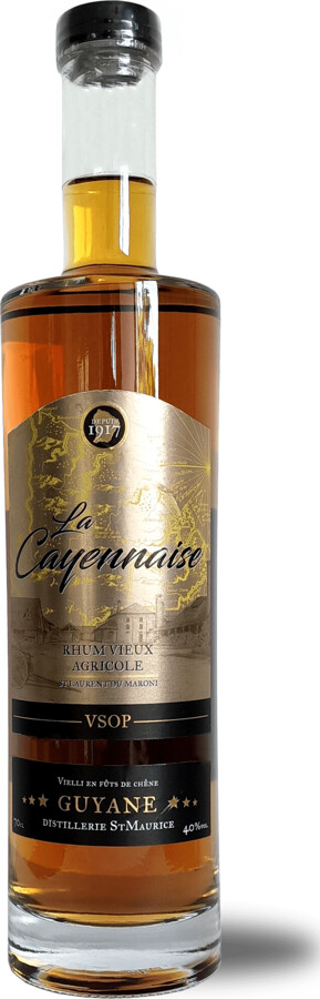 Vieux Rhum Saint Maurice La Cayennaise Guyane 40% 700ml