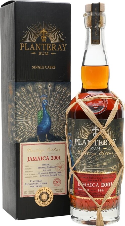 Planteray 2001 Trelawny Jamaica Prestige Cellar 58.6% 700ml