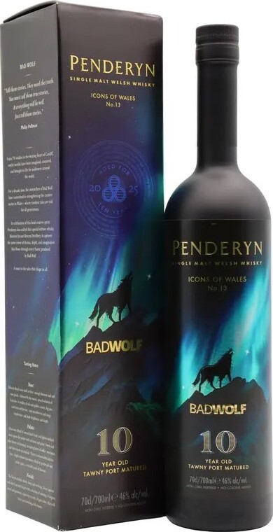 Penderyn Badwolf Icons of Wales No.13 10yo 46% 700ml