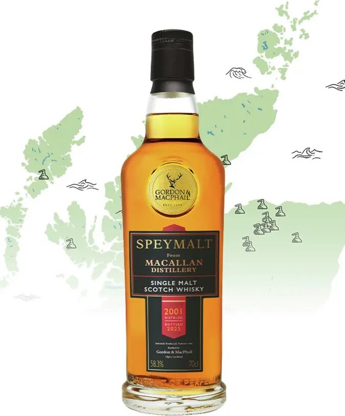 Gordon & Macphail 2001 Macallan Speymalt 23yo 58.3% 700ml