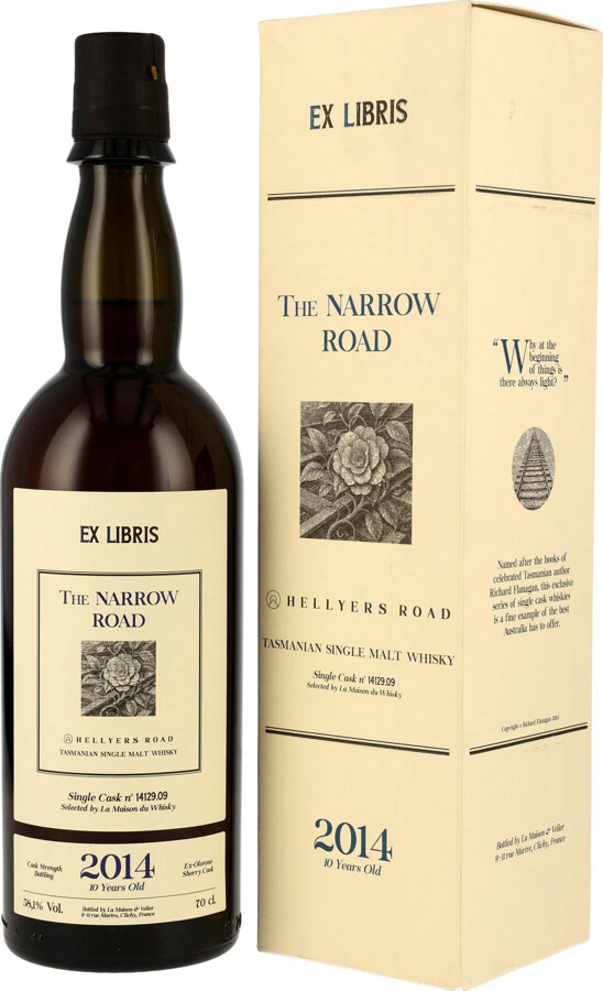 Hellyes Road 2014 Ex Libris The Narrow Road 10yo 58.1% 700ml