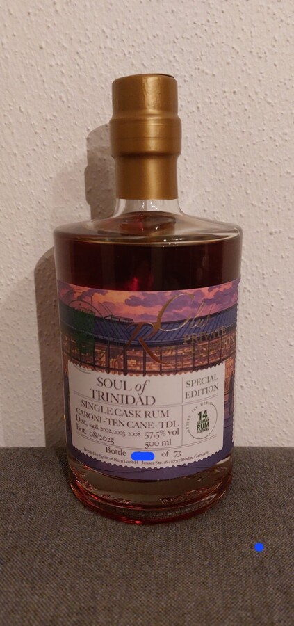 RumClub Caroni Ten Cane TDL Soul of Trinidad #14 German Rum Festival 57.5% 500ml