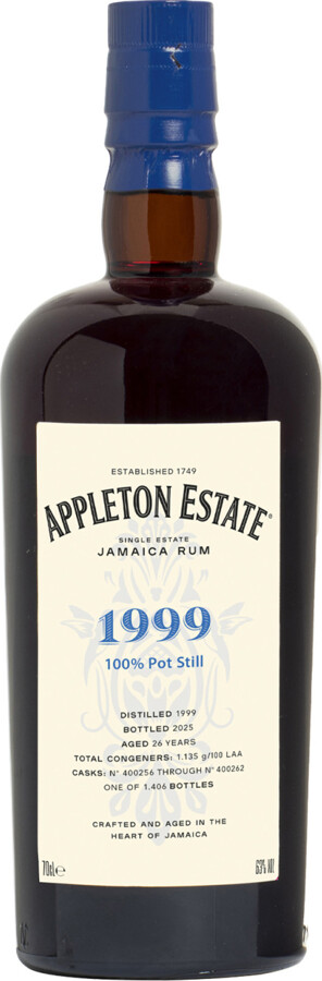 Appleton Estate 1999 Jamaica Hearts Collection 26yo 63% 700ml