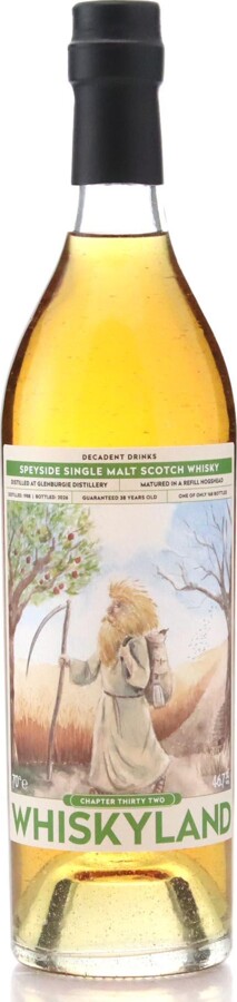 Decadent Drinks 1988 Glenburgie Whiskyland Chapter Thirty Two 38yo 46.7% 700ml