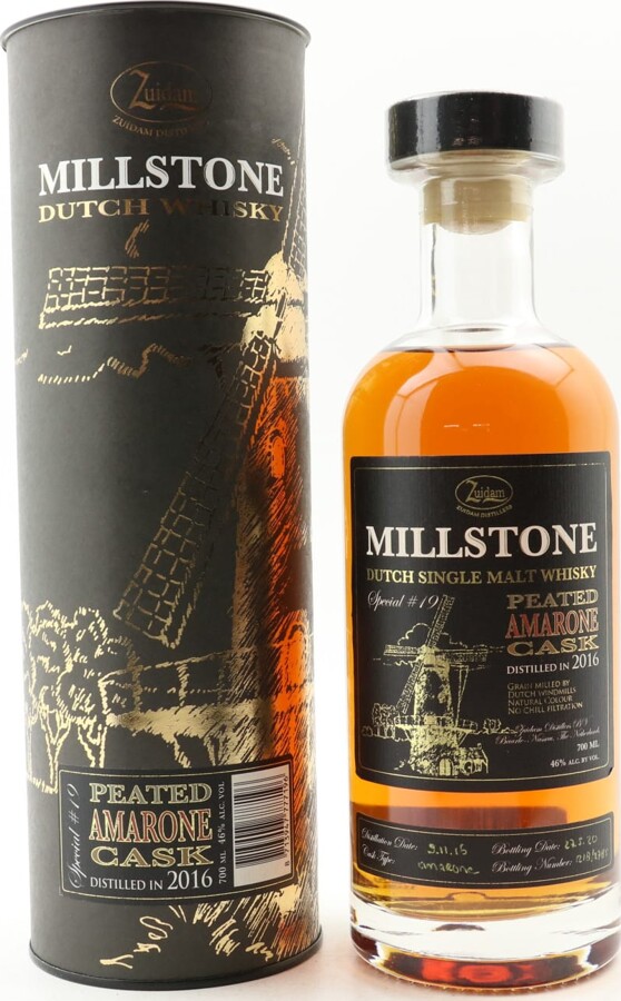 Millstone 2016 Peated Amarone Cask Special #19 46% 700ml