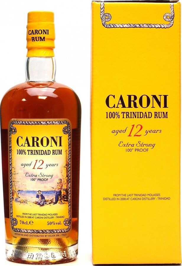 Velier Caroni 2000 Trinidad Rum Extra Strong 100 Proof 12yo 50% 700ml