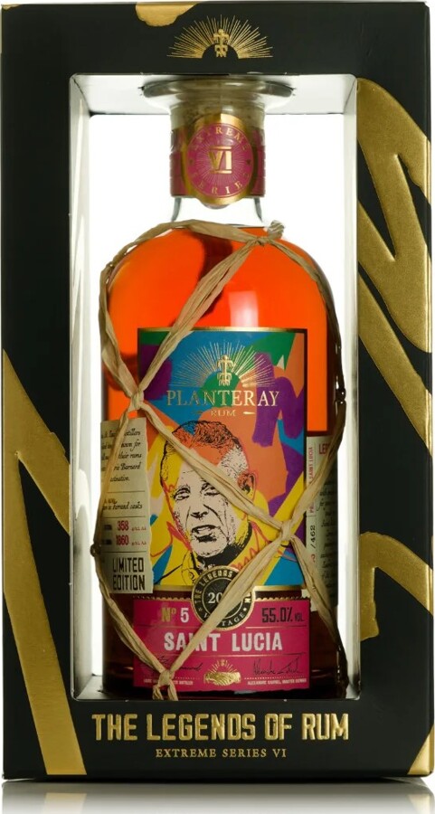 Planteray 2009 Saint Lucia The Legends of Rum No.5 Extreme Series VI. 55% 700ml