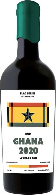La Maison & Velier 2020 Ghana Flag Series 4yo 63.6% 700ml
