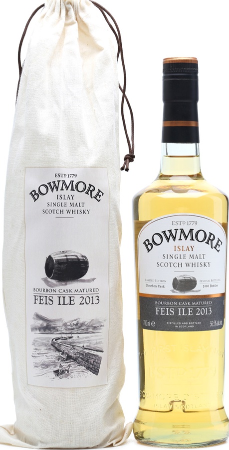 Bowmore Feis Ile 2013 2013 Limited Edition Bourbon Cask 56.5% 700ml