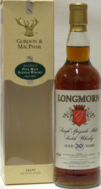 Longmorn 30yo GM Licensed Bottling 43% 700ml