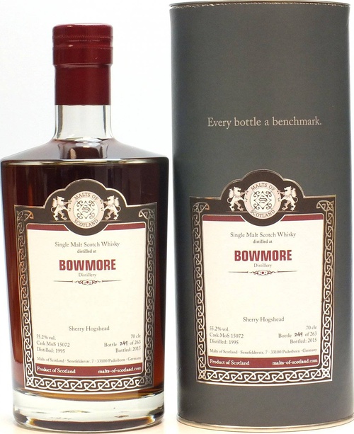 Bowmore 1995 MoS Sherry Hogshead 55.2% 700ml