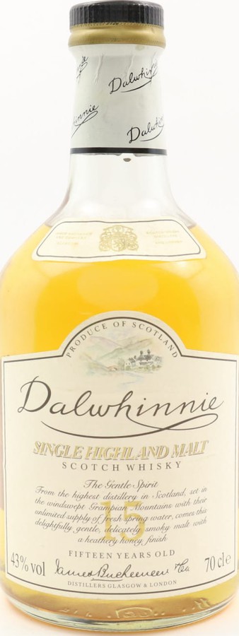 Dalwhinnie 15yo Single Highland Malt 43% 700ml