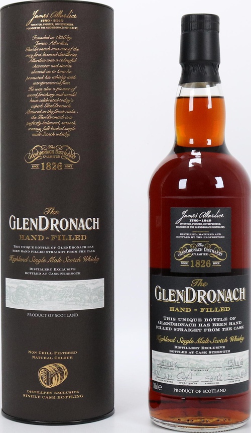 Glendronach 1992 Hand-filled at the distillery Sherry Butt #219 58.9% 700ml
