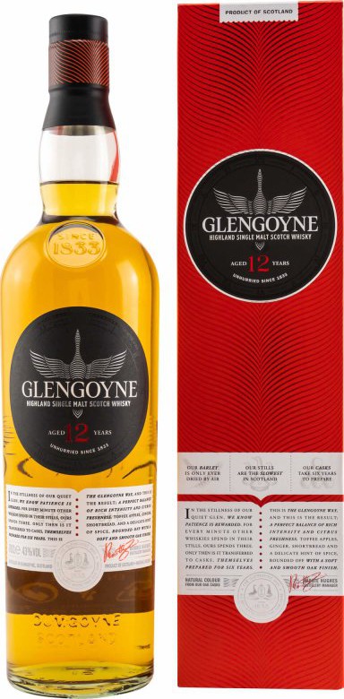Glengoyne 12yo Unhurried Since 1833 43% 700ml